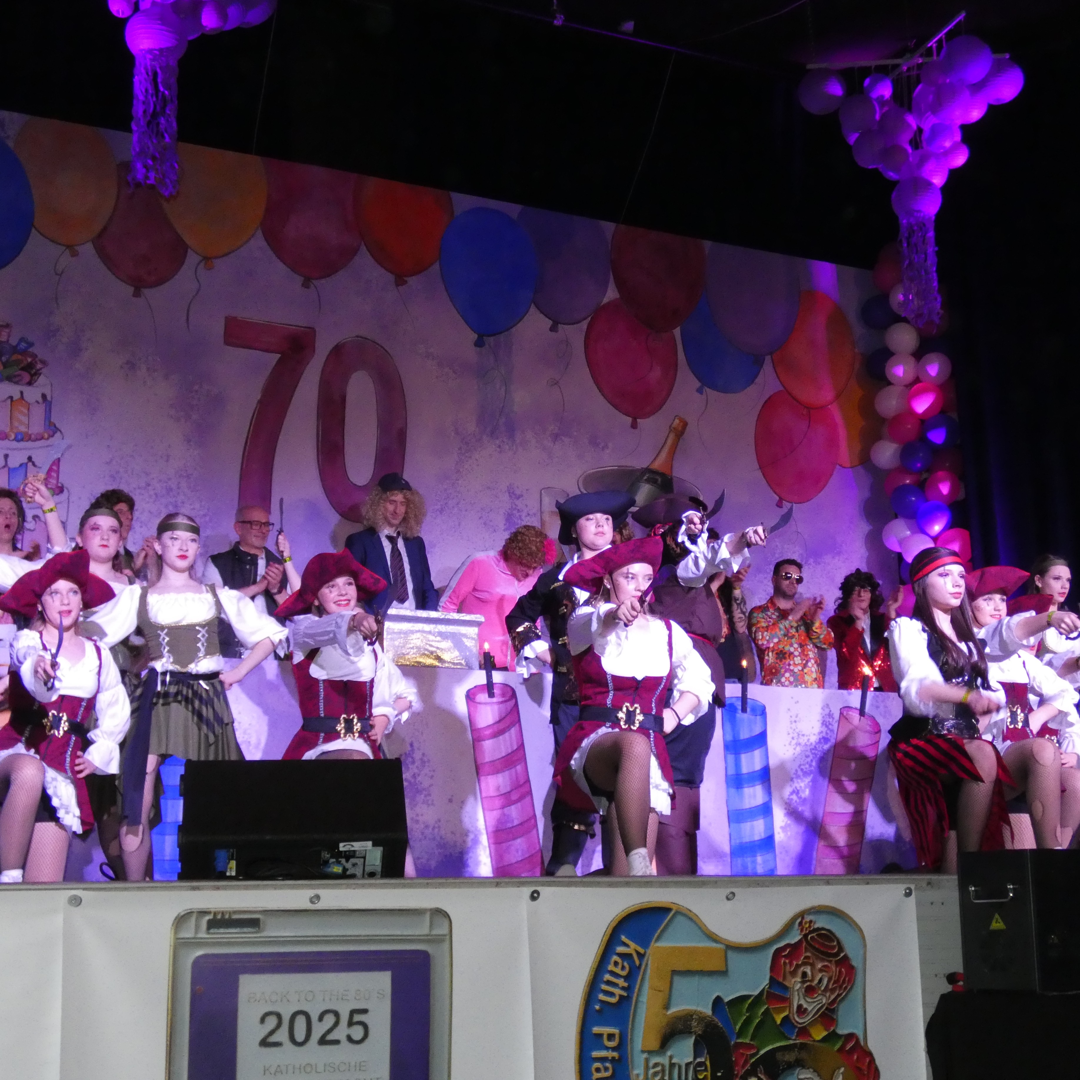 Showtanz der Shooting Stars